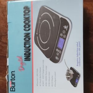 Max Burton 6400 Digital Choice Induction Cooktop 1800 Watts LCD Control